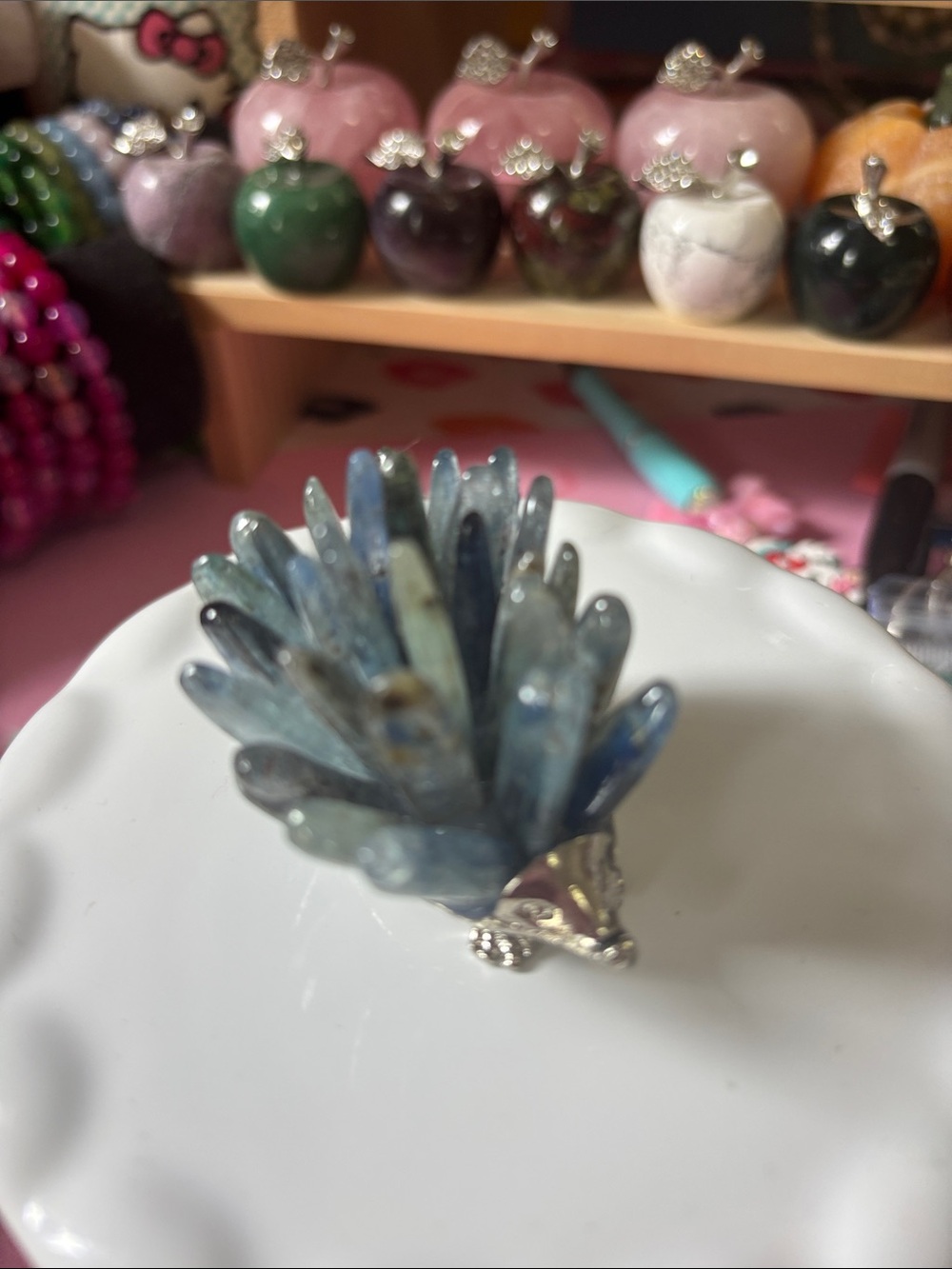 Blue Kyanite Hedgehog